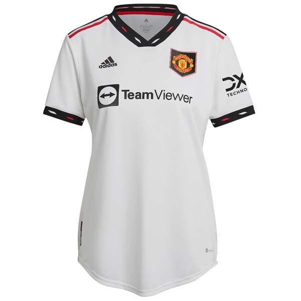 Camiseta Manchester United Replica Segunda Ropa Mujer 2022/23